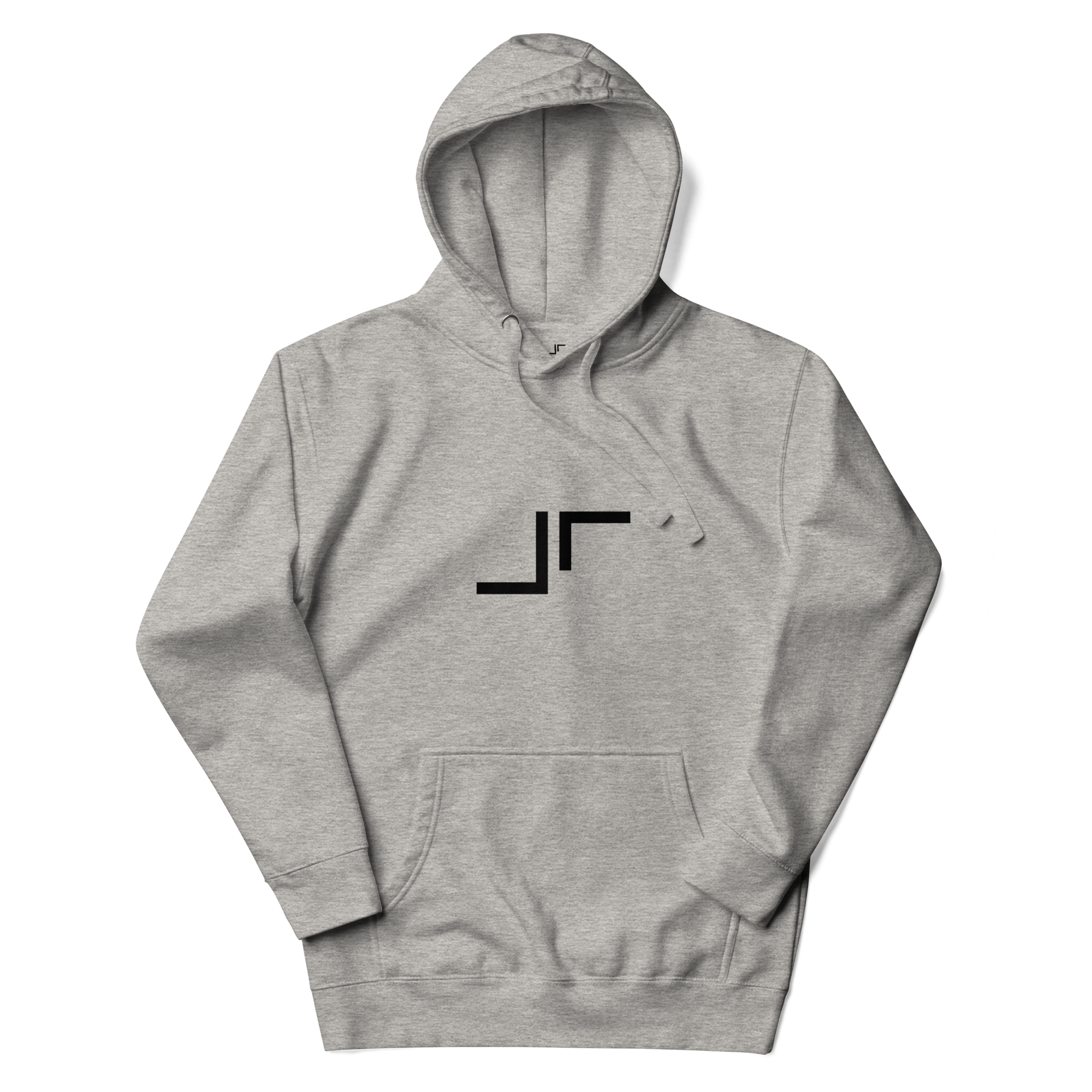 Just Right Black Logo Hoodie