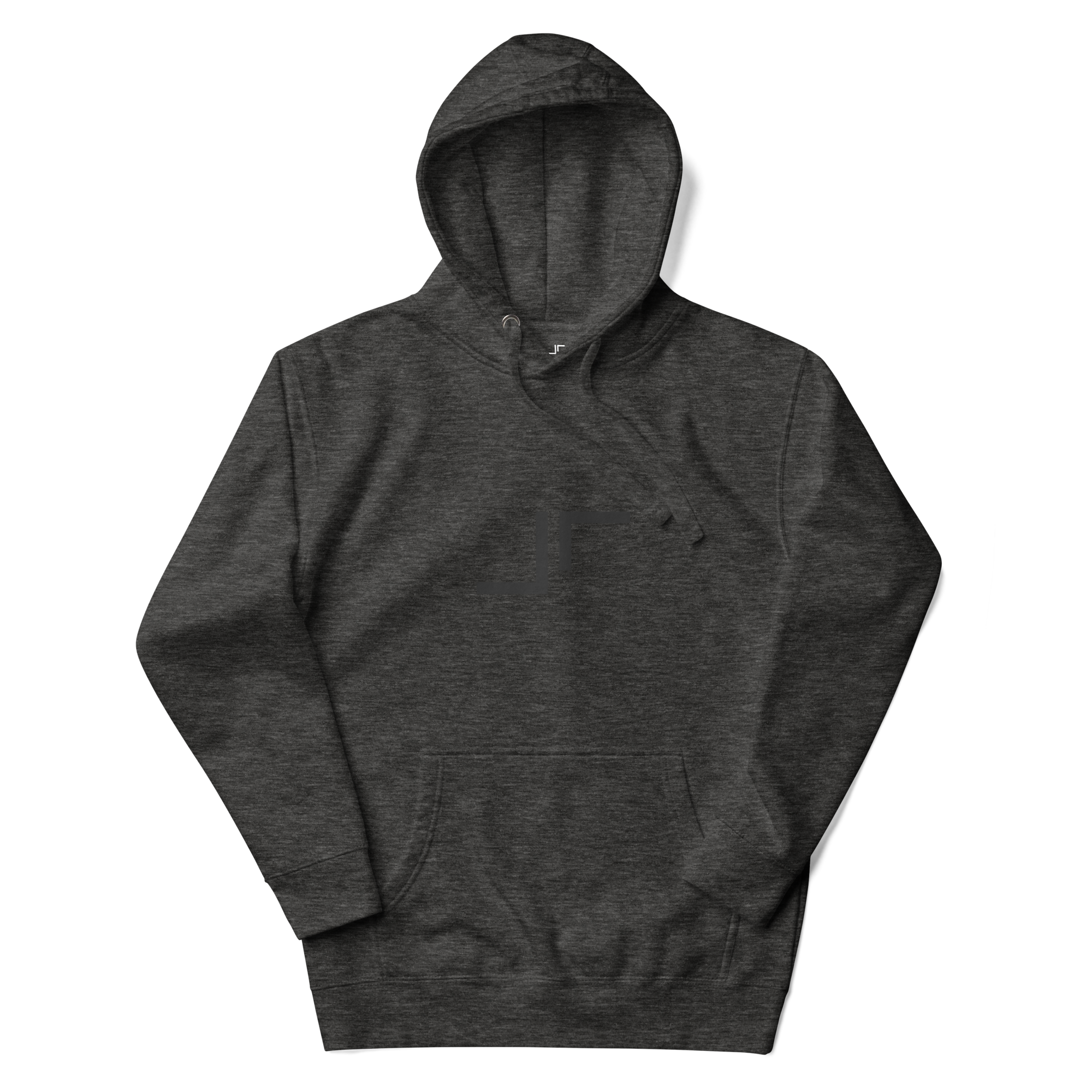 Just Right Black Logo Hoodie