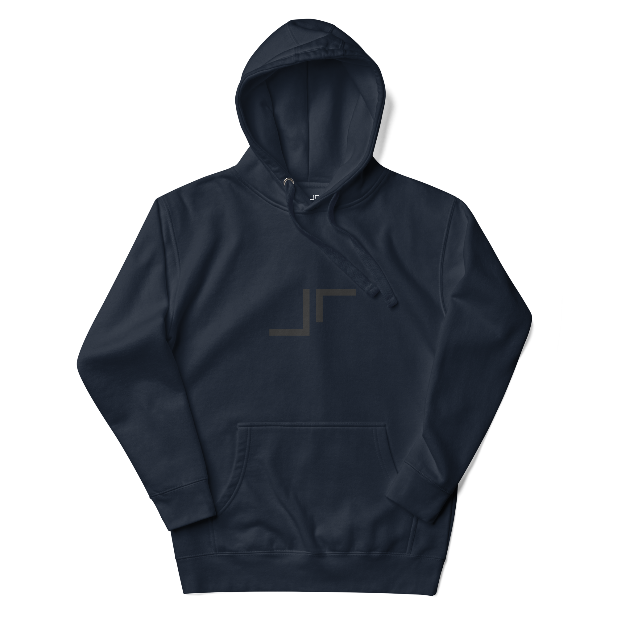 Just Right Black Logo Hoodie