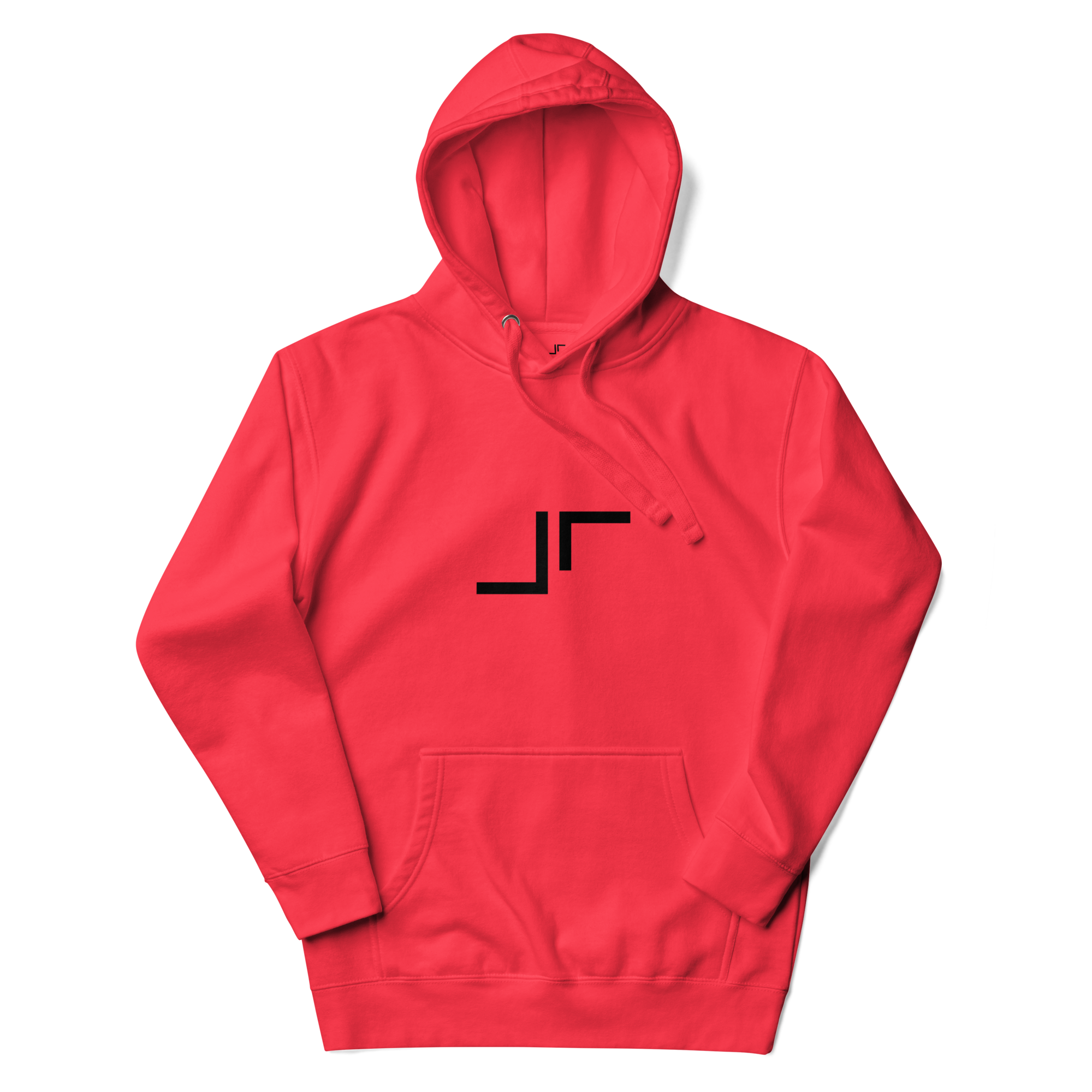 Just Right Black Logo Hoodie