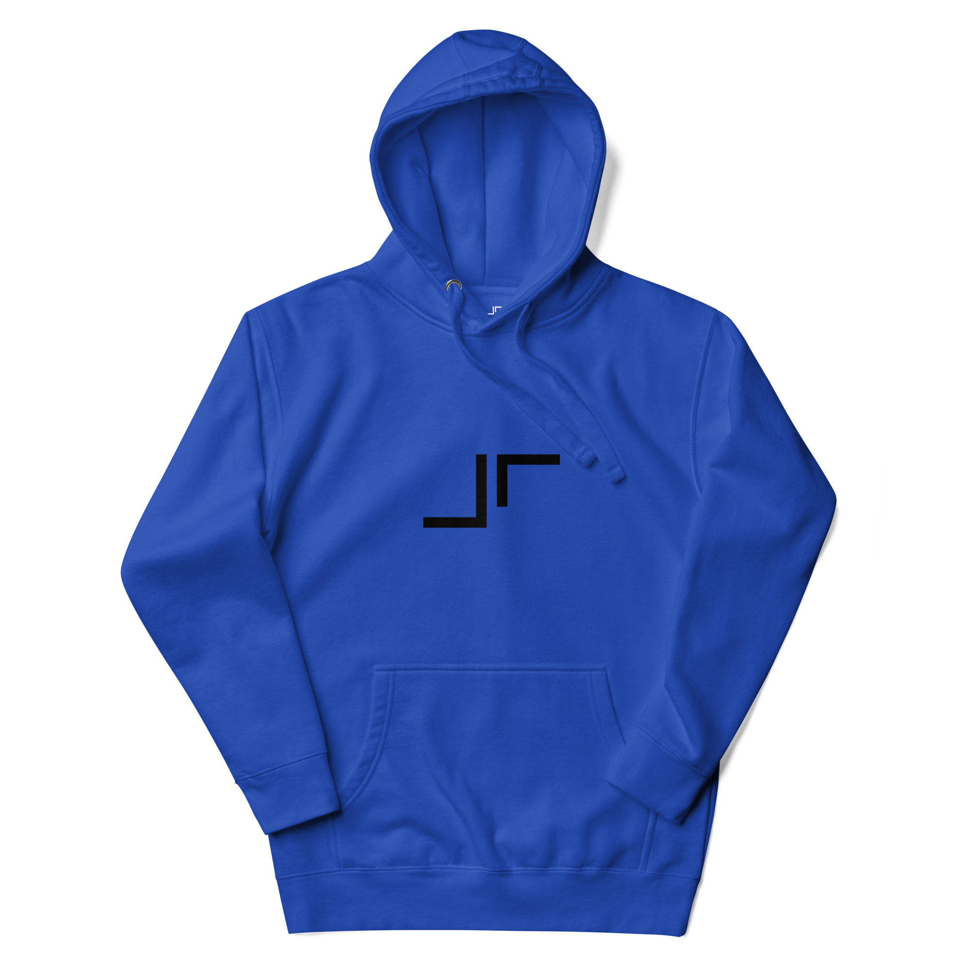 Just Right Black Logo Hoodie